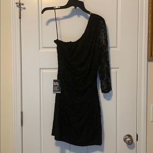Express black cocktail dress